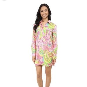 Lilly Pulitzer Captiva Tunic Swim Cover Up XS